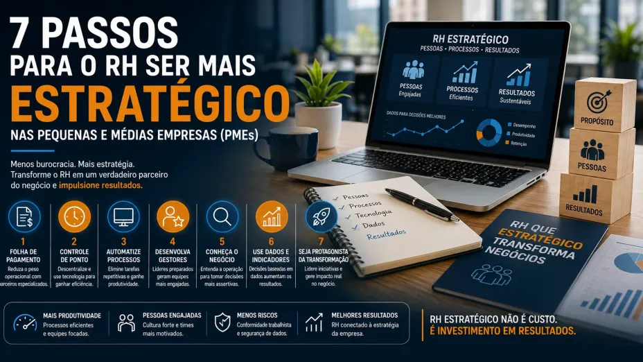7 Passos para Transformar o RH em uma Área Estratégica nas Pequenas e Médias Empresas (PMEs)
