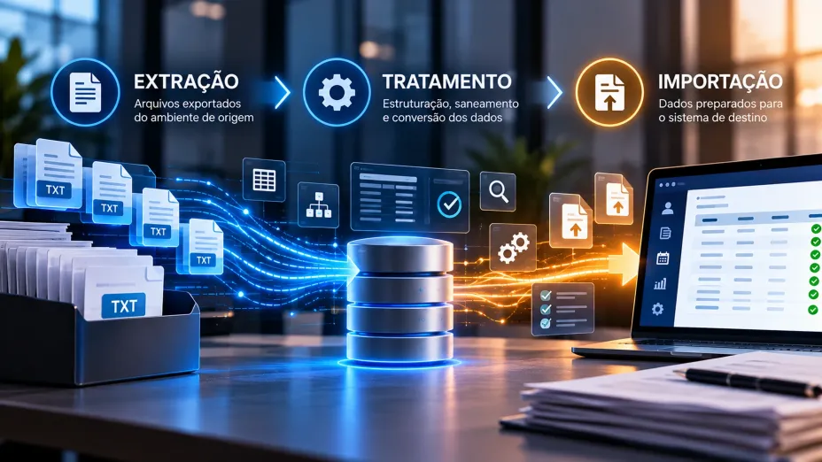 Migração de Dados do Sistema ADP: Extração, Tratamento e Conversão para um Novo Sistema de RH e Folha