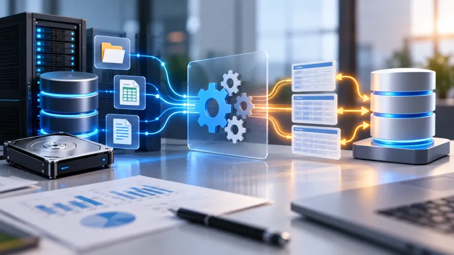 Migração de Dados do TOTVS Protheus: Extração por Backup SQL Server e Conversão de Dados de Folha