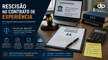 Rescisão no Contrato de Experiência: a empresa pode descontar automaticamente o art. 480 da CLT?