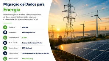 Unificação de Dados de 29 Empresas do Setor de Energia em uma Única Estrutura Corporativa. 8 mil vínculos